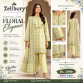 Zellbury Premium Lawn 3-Piece Suit – Floral Printed Collection | WUS26X38070
