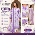 Zellbury Premium Lawn 3-Piece Suit – Floral Elegance | WUS26X38088