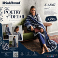 Gul Ahmed K-62087 3-Piece Embroidered Printed Khaddar Suit – The Poetry of Detail