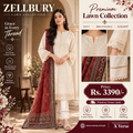 Elegance in Every Thread: Zellbury Premium Cotton Lawn 3-Piece Suit with Digital Print Dupatta